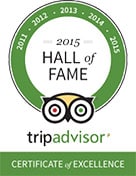 TripAdvisor Hall of Fame Award