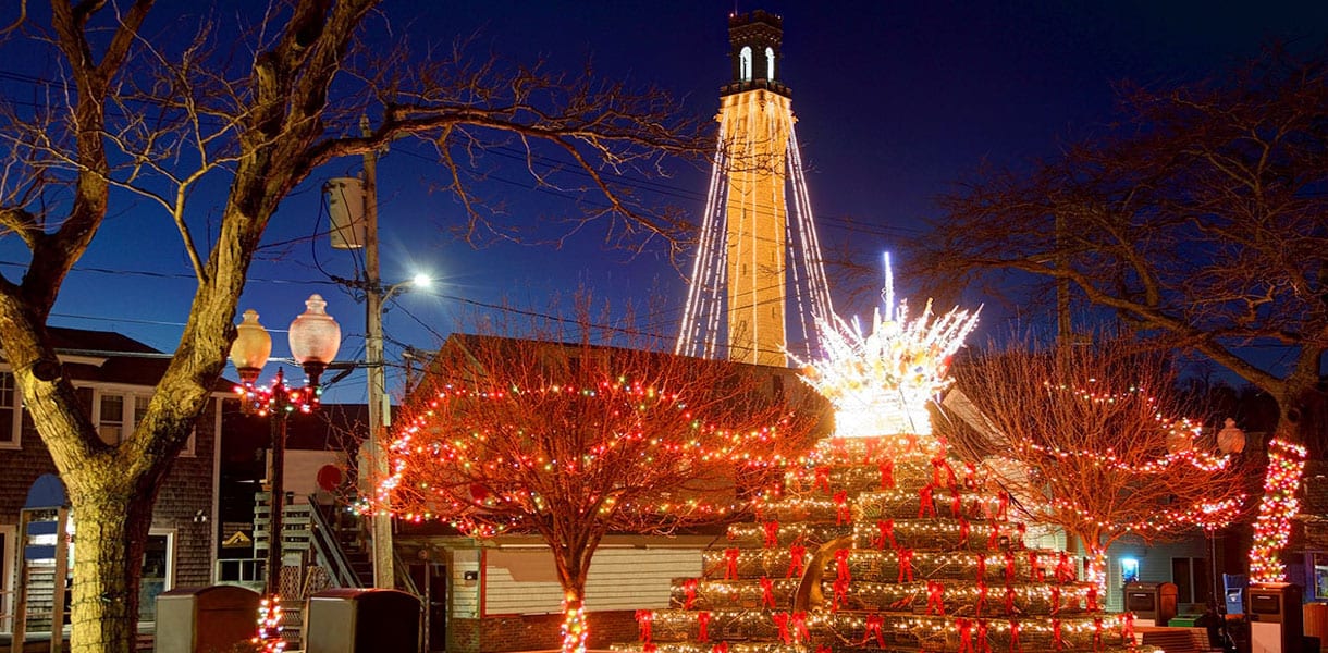 Provincetown Christmas lights display