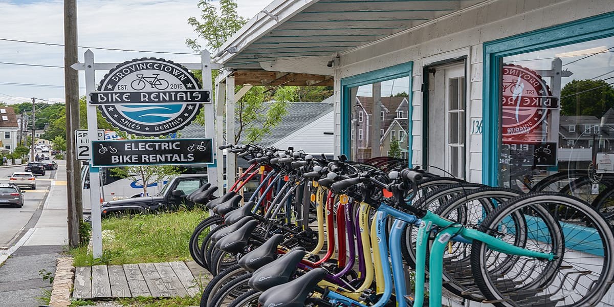 Provincetown MA bike rental shop