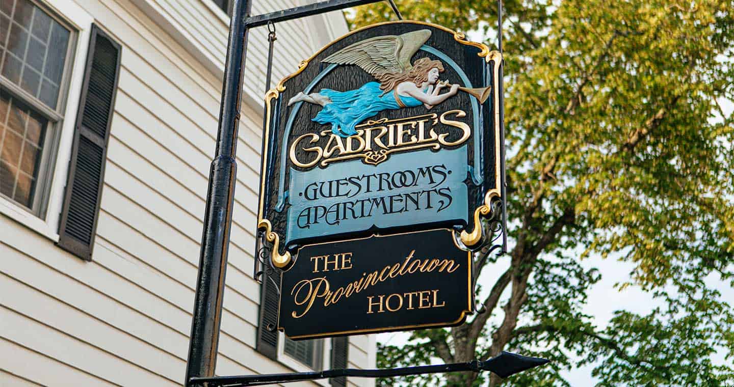 Gabriel's Provincetown Hotel signage