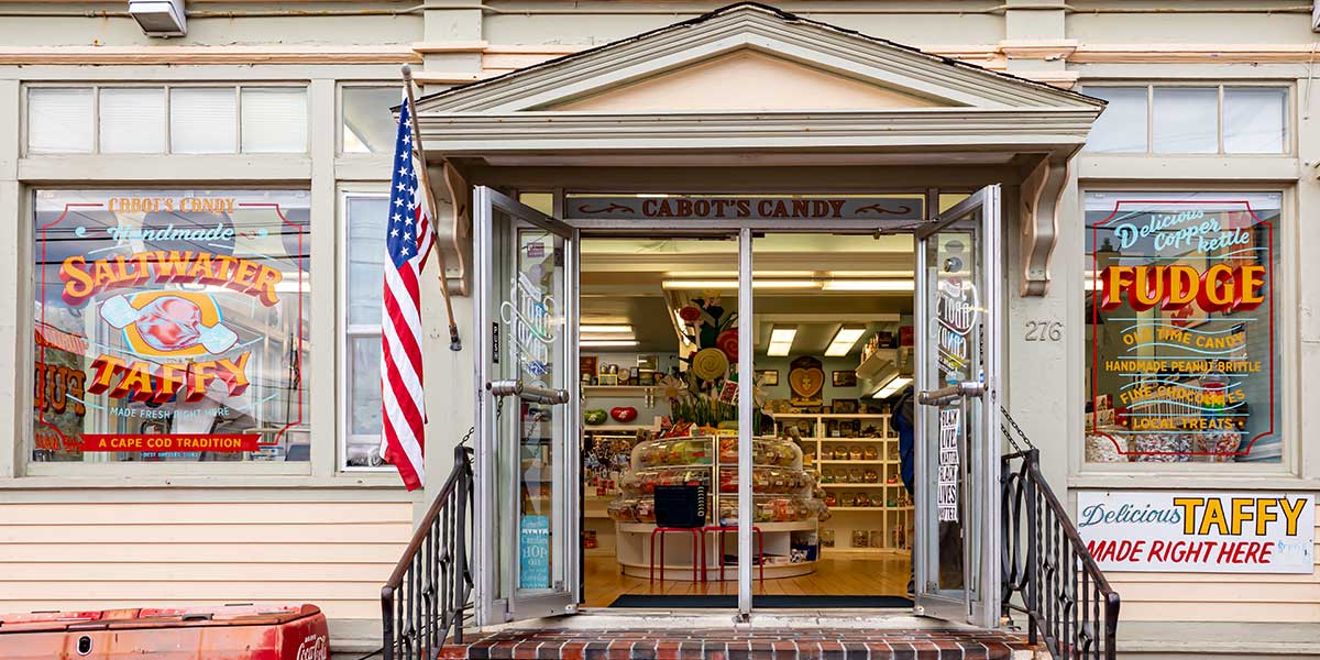 cabot's candy storefront 