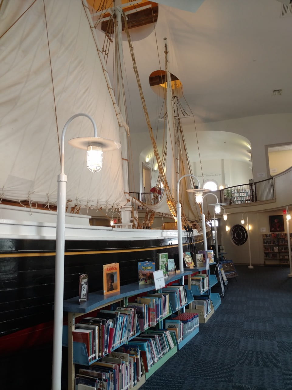 The Rose Dorothea Schooner at the Provincetown Library